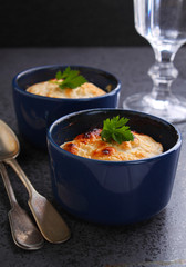 Chicken casserole with cream and cheese