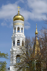 Kirchturm im Uspensky-Kloster, Odessa, Ukraine