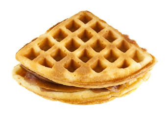 waffles with spissated milk