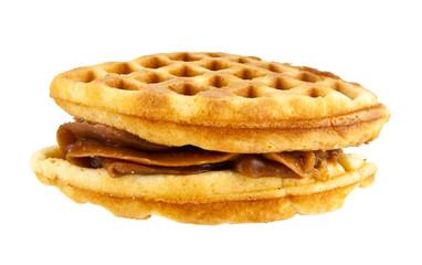 waffles with spissated milk