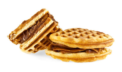 waffles with spissated milk