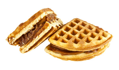 waffles with spissated milk