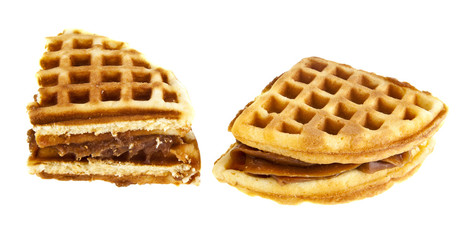 waffles with spissated milk