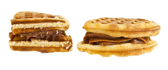 waffles with spissated milk