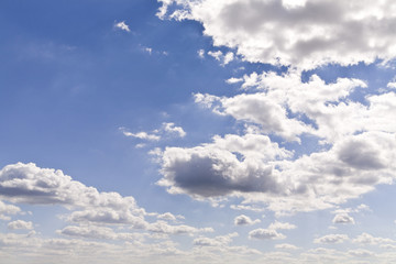 blue sky with clouds