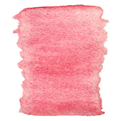 Abstract watercolor pink hand drawn background