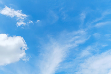 Fototapeta na wymiar Clouds in the blue sky.