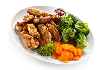 Grilled chicken wings 