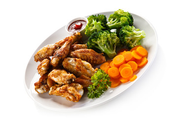 Grilled chicken wings 