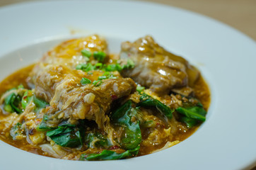 pork ribs braised with soy sauce