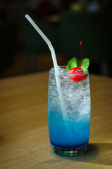 Blueberry italian soda