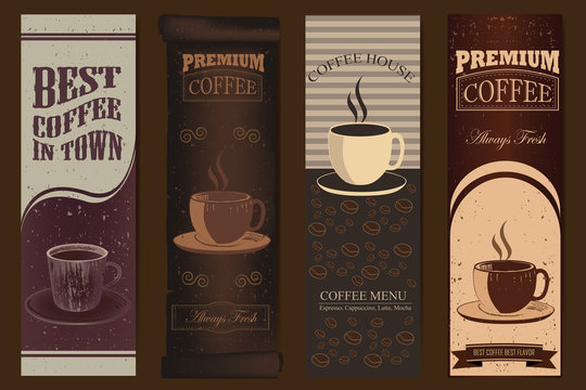 Vintage Coffee banners