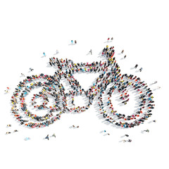 people  shape bicycle sports