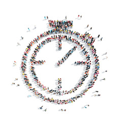 people  shape  stopwatch cartoon