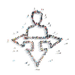 people  shape  man direction