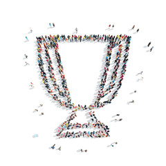 people  shape  cup cartoon