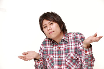 呆れてしまった男性