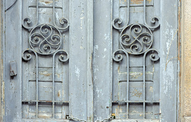 Door details of old houses
