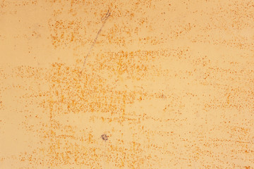 Plate of metal rusty on all background