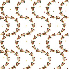 vector abstract seamless floral pattern