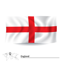 Fototapeta premium Flag of England