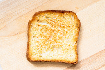 Toasted toast for background