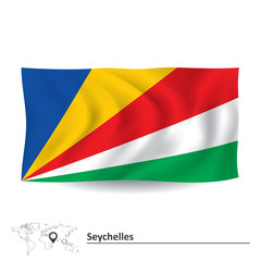 Obraz premium Flag of Seychelles
