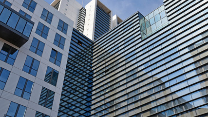 bürogebäude, glasfassade