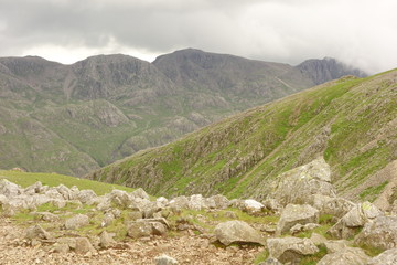 Scafell Pike from Green Gable