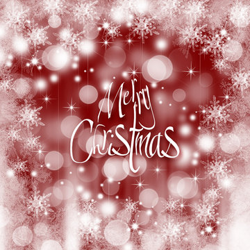  Merry Christmas greeting card,with red  Background 