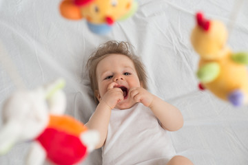 Obraz premium baby boy portrait 