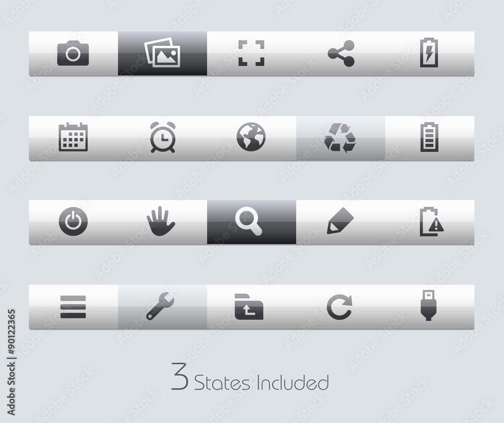 Wall mural web and mobile 3 -- eps file includes 3 states.