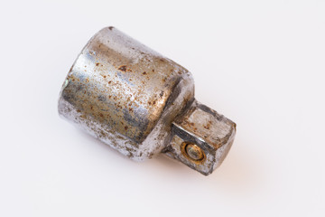 Rusty used socket wrench adapter