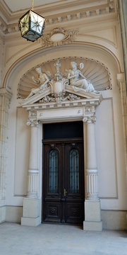 Bucharest, Romania: National Museum of Romanian History: Door