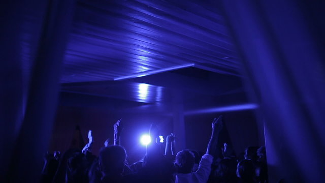 Croatia, Hvar Island - June 24, 2015: People have a holiday party