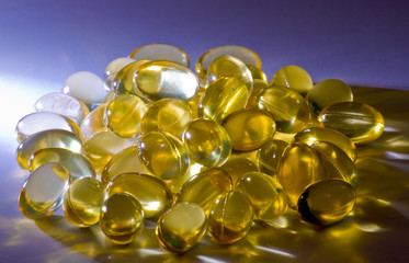 Oil vitamins omega 3 capsuls