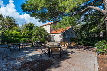 Montenegro beautiful resort.  Island Sveti Stefan