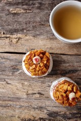 Indian sweets with hot tea