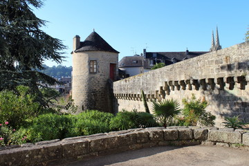 Remparts de Quimper. Bretagne France.