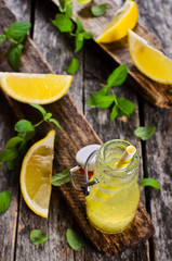 Obraz na płótnie Canvas Drink of lemon
