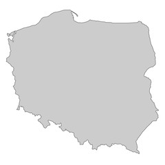 Polen in Grau (einzeln)
