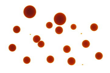 Hintergrund - Nahaufnahme von Balsamessigtropfen in Sonnenblumenöl