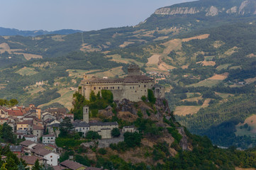 Fototapeta na wymiar Castle of Bardi, Italy