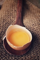 Raw eggs