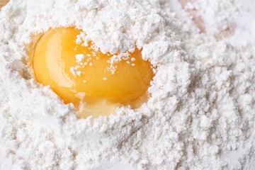 Eggs and flour