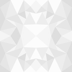 Abstract, geometric white background. Template for style design. Polygon, vector background.
