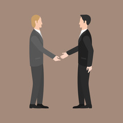 Businessman shaking hands