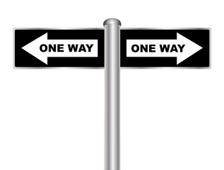 One Way Sign