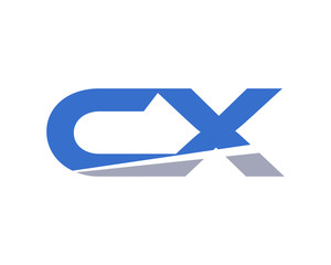 CX Letter Logo Modern