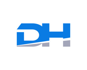 DH Letter Logo Modern